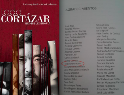 Feeling super honoured to be mentioned in this new Cortazar…