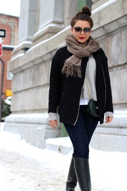 What I Wore: A Cozy Layered Look in Quebec City - Filler Magazine